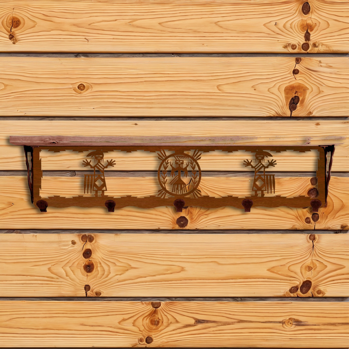 SW-4776 Yei 34" Coat Hook Shelf