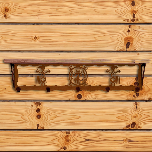 SW-4776 Yei 34" Coat Hook Shelf