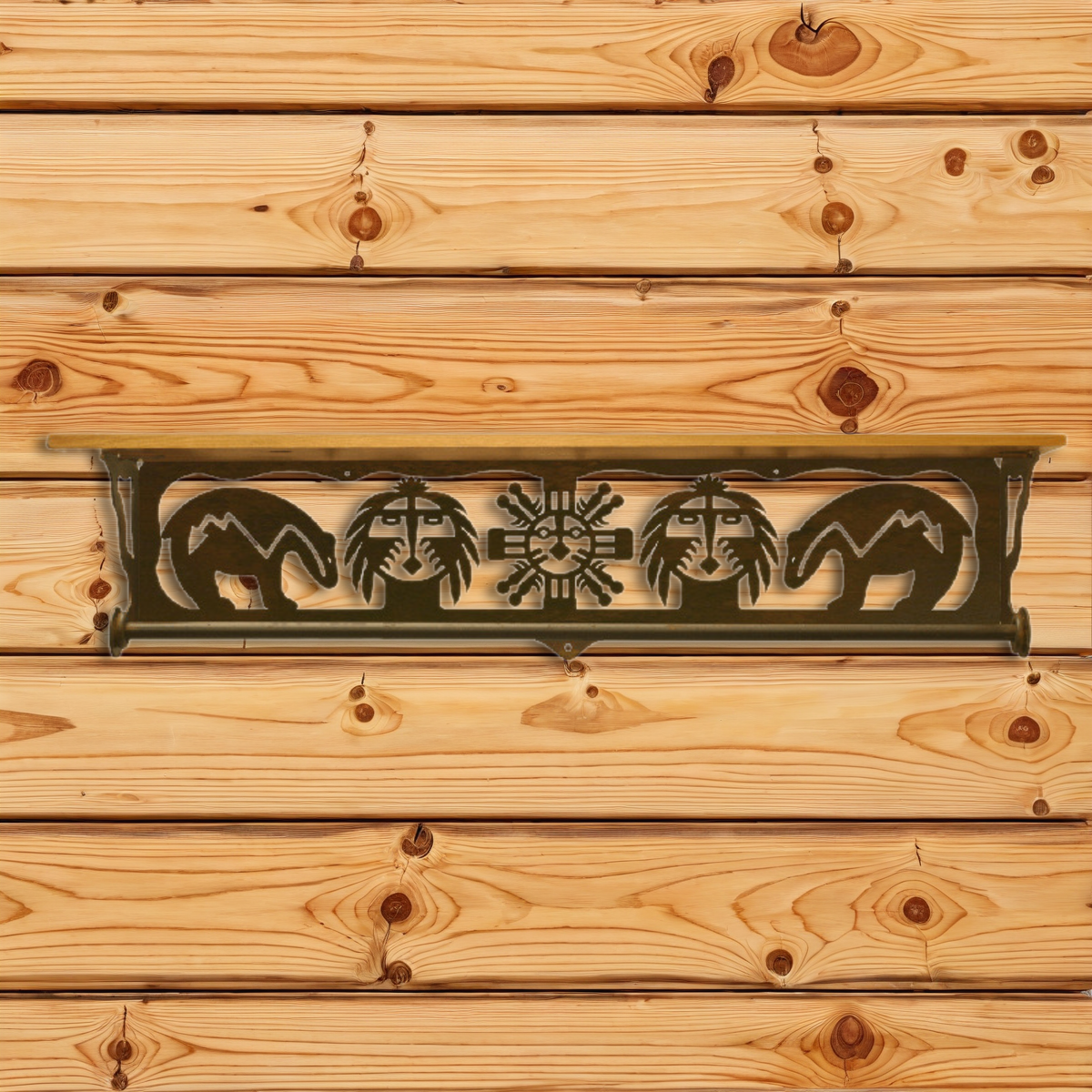 BA-3422 Fetish Bear 34" Towel Bar Shelf