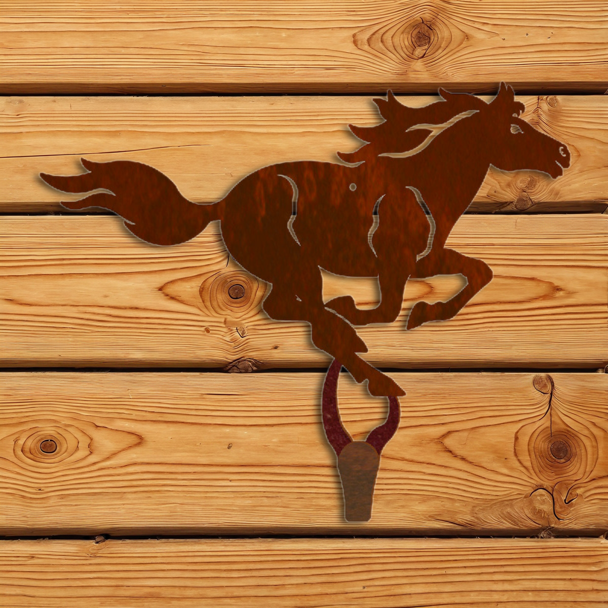 CHL-211 Running Horse Large Single Coat Hook