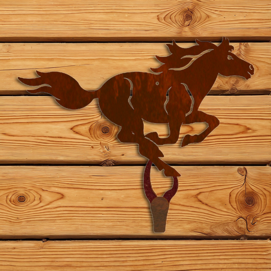 CHL-211 Running Horse Large Single Coat Hook