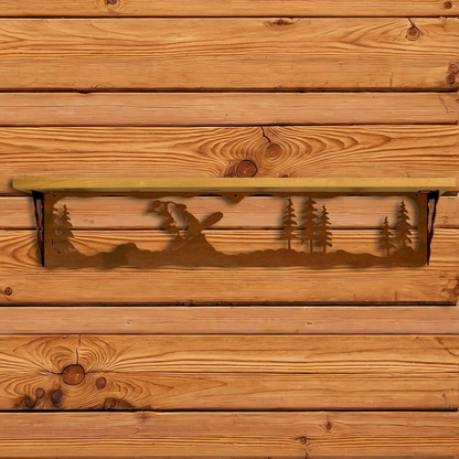 SW-7044 Snowboarder 34" Shelf