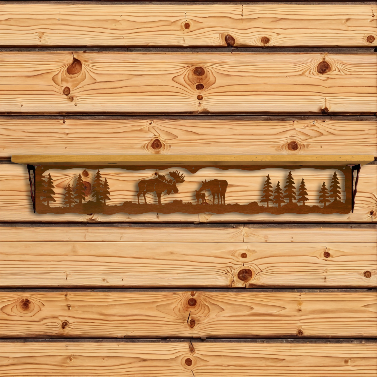 SW-8032 Moose Family 42" Shelf