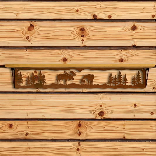 SW-8032 Moose Family 42" Shelf