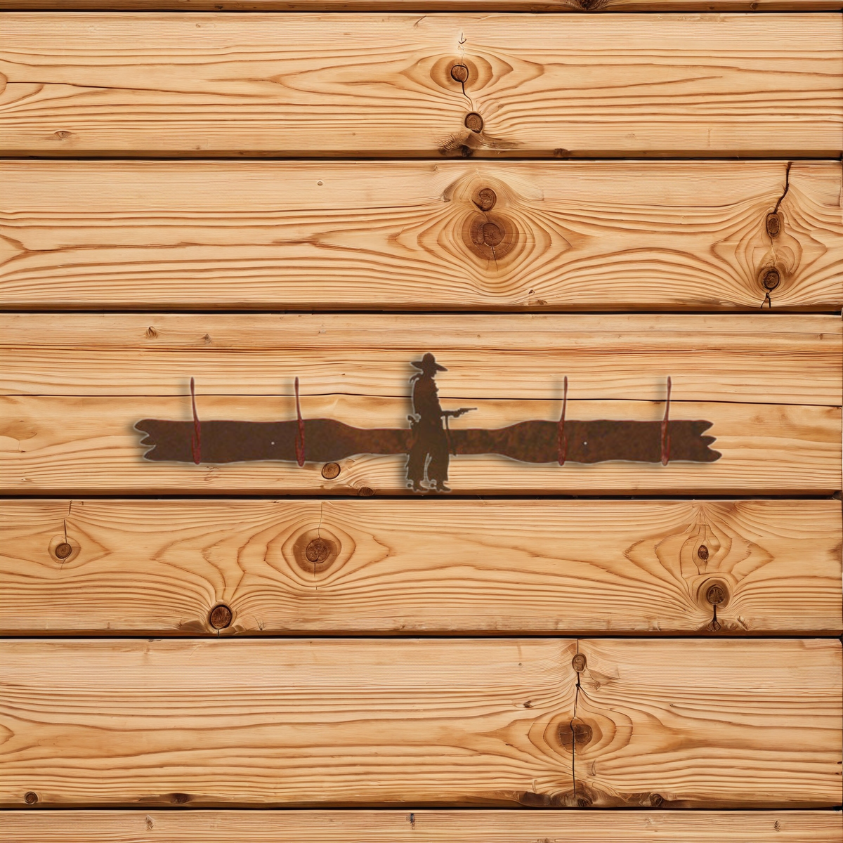 CH-5474 Pistol Cowboy Four Hook