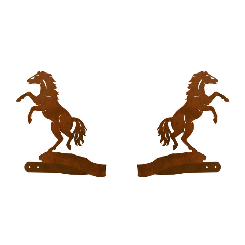 DR-9635 Rearing Horse Drape Tie Back Set