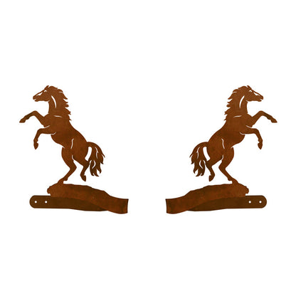 DR-9635 Rearing Horse Drape Tie Back Set