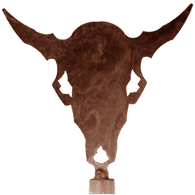Buffalo Skull Finial