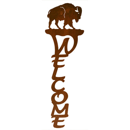 Buffalo Vertical Welcome Signt