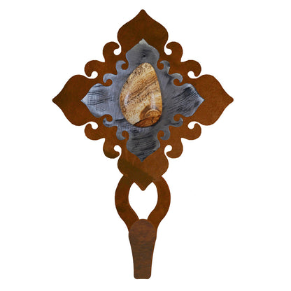 Picture Jasper Stone Large Single Coat Hook