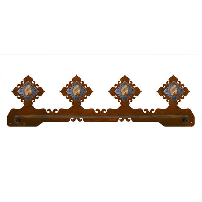 BA-8544 Picture Jasper Stone Scenic Towel Bar
