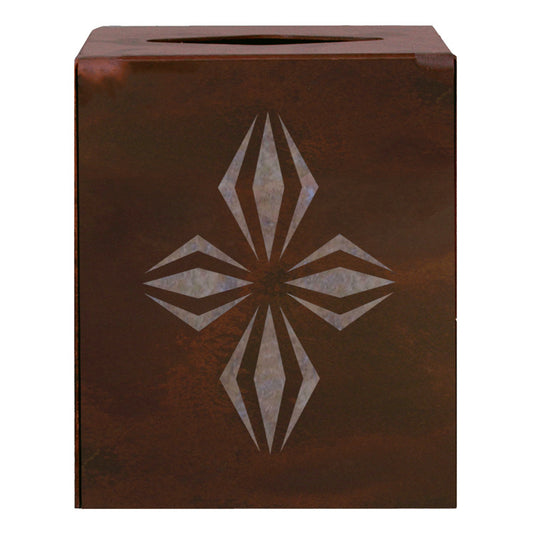 Geometric Diamond Square Tissue Box Cover