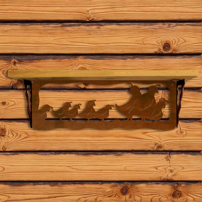 SW-6036 Quail Family 20" Shelf