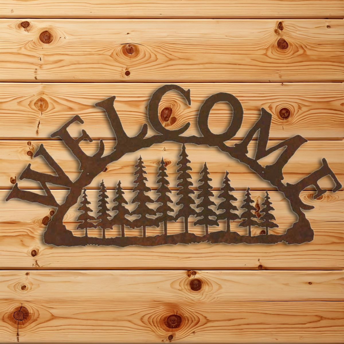 AS-2095 Pine Forest Address Sign