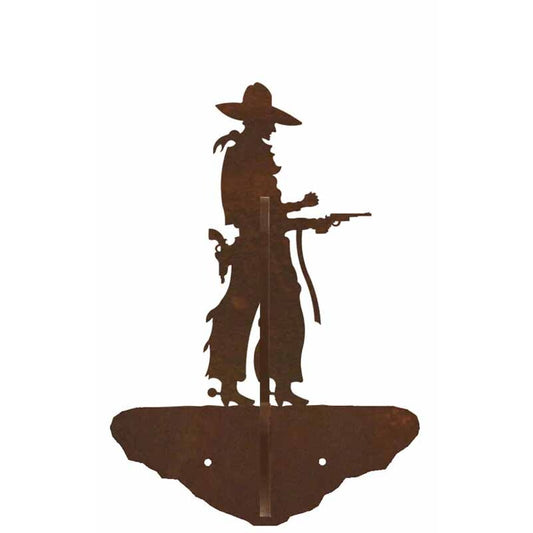 Pistol Cowboy Double Coat Hook