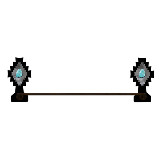 Desert Diamond Turquoise Hand Towel Bar