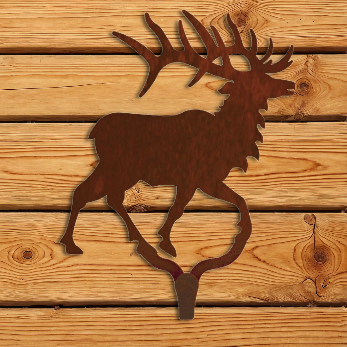 CHL-177 Original Elk Large Single Coat Hook