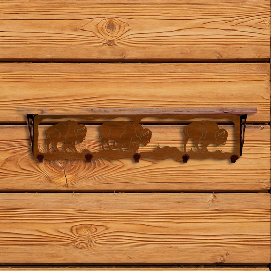 SW-4703 Buffalo 34" Coat Hook Shelf