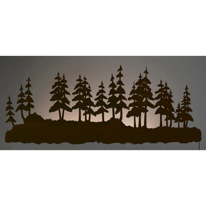 WA-9040 Pine Forest Back Lite Wall Art