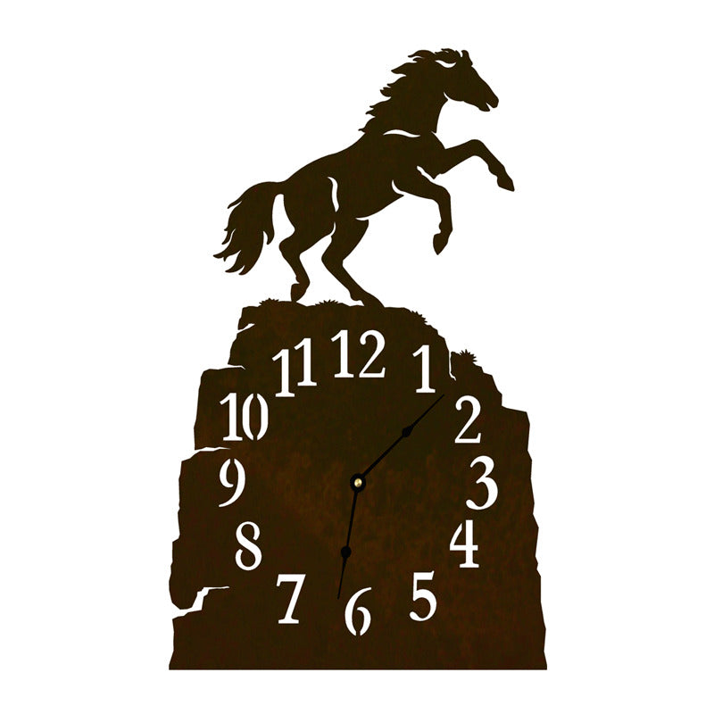 CL-7040 Rearing Horse Table Clock