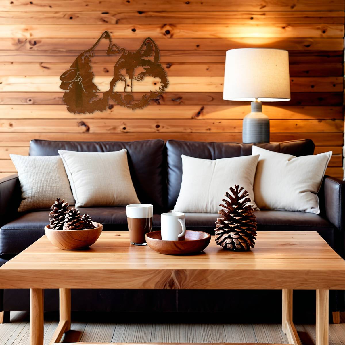 Wolves Wall Art - 30"
