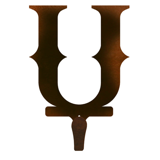 U Western Font Single Coat Hook