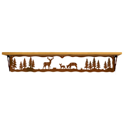 Deer Family 42" Shelf