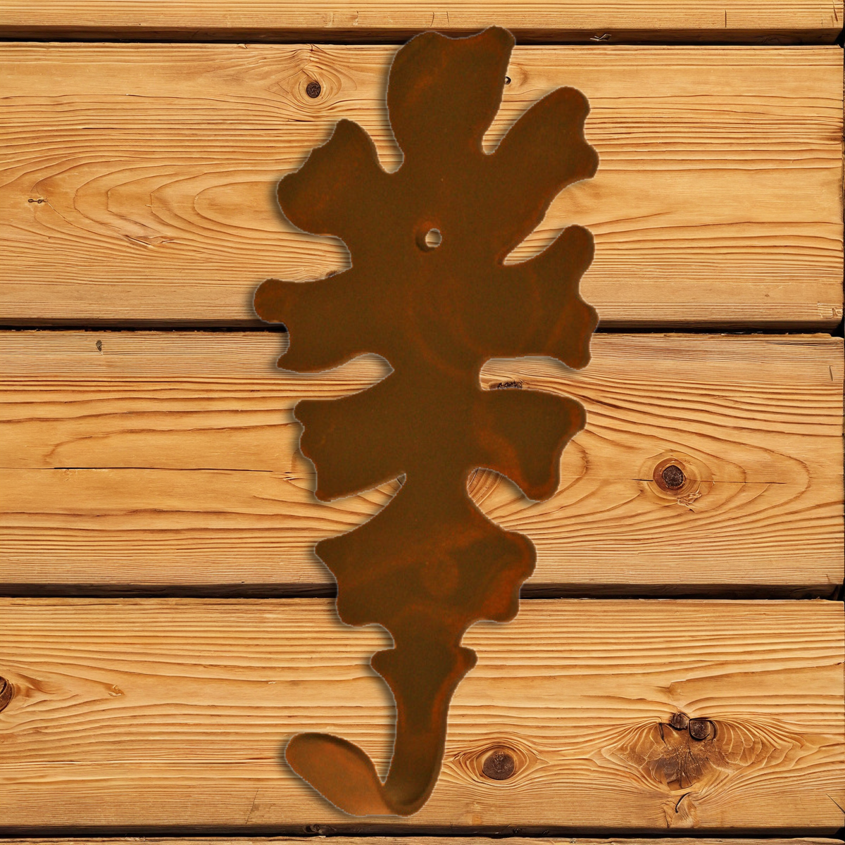 CH-5160 Oak Leaf Single Coat Hook