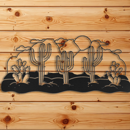 Warm Desert Scene Wall Art
