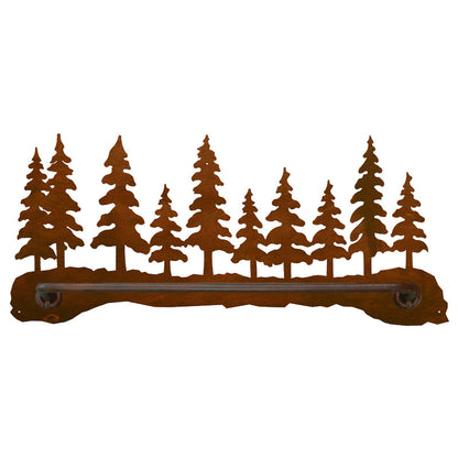 BA-8480 Pine Forest Scenic Hand Towel Bar