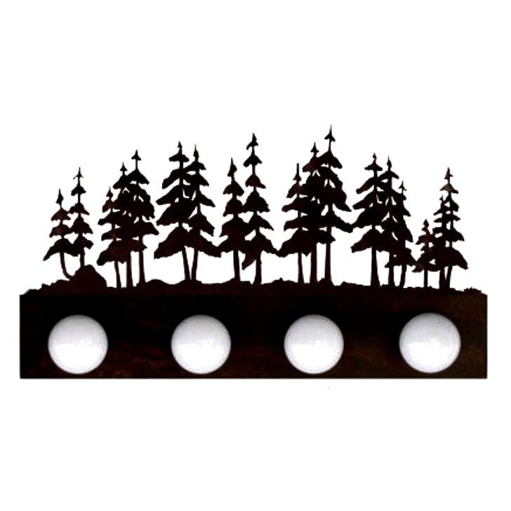LST-7420 Pine Forest Four Light Vanity
