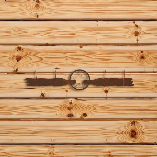 CH-5463 Texas Star Burnished Four Hook