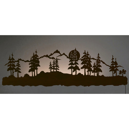 WA-9032 Midnight Moon Back Lite Wall Art