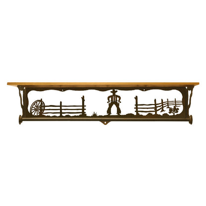 Cowboy 34" Towel Bar Shelf