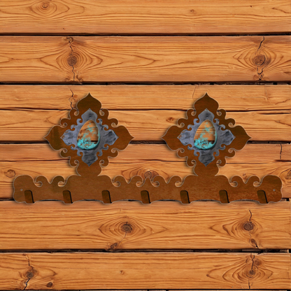 KC-2138 Turquoise Stone Key Chain Holder