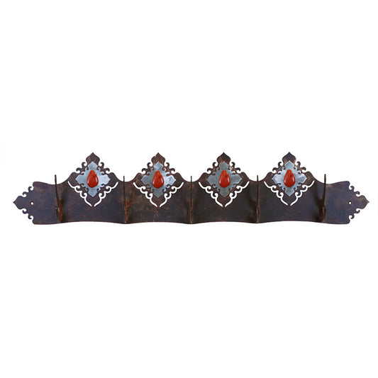 Red Jasper Stone Scenic Five Hook