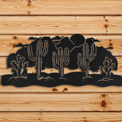 Cool Desert Scene Wall Art