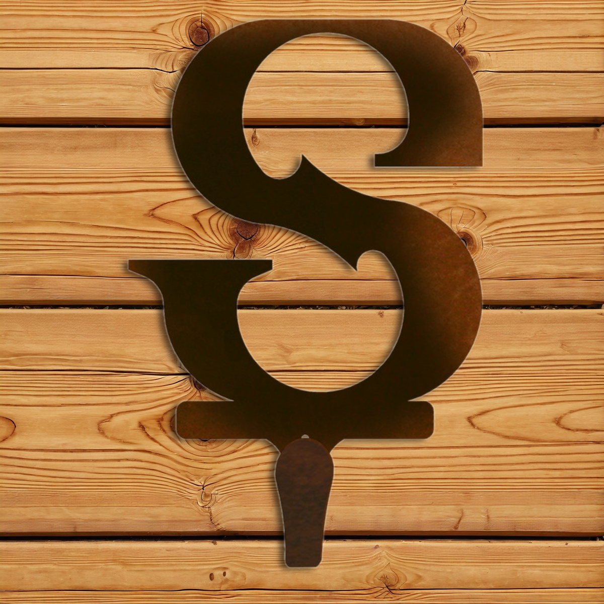 CHL-628 S Western Font Single Coat Hook