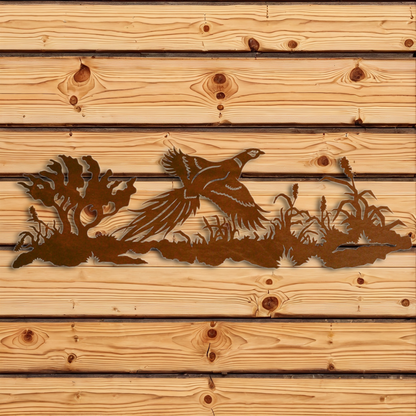 WA-4223 Pheasant Scenic Wall Art - 42"