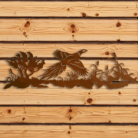 WA-4223 Pheasant Scenic Wall Art - 42"