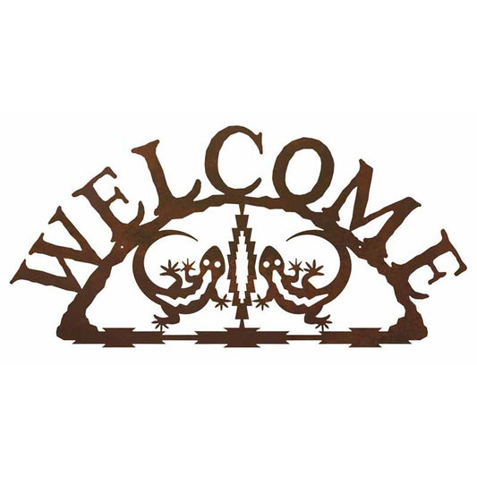 Gecko Horizontal Welcome Sign