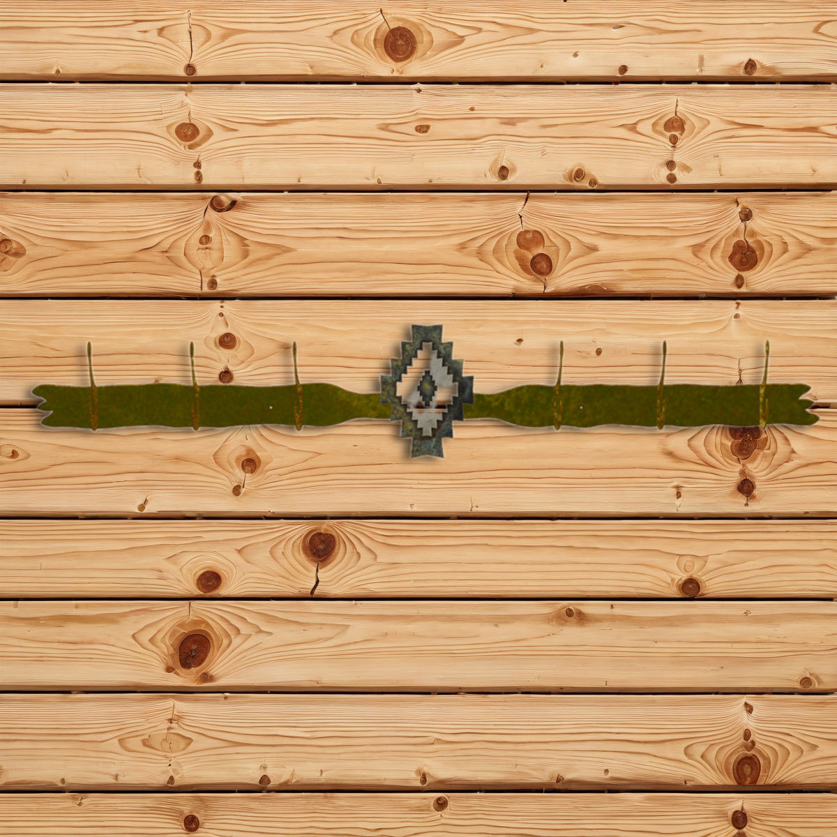 CH-5639 Desert Diamond Six Hook Burnished