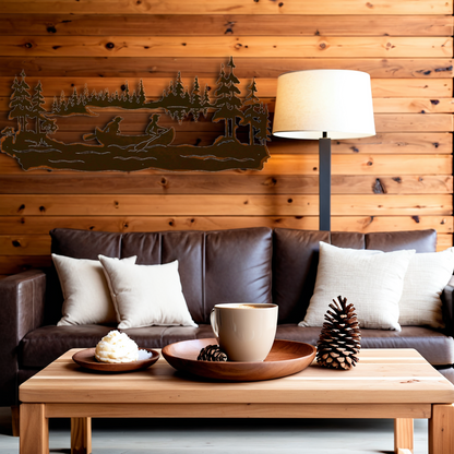 Canoer Wall Art - 57"