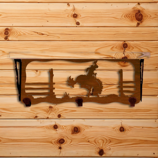 SW-3752 Bronc 20" Coat Hook Shelf
