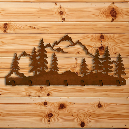 KC-2101 Mountain Scene Key Chain Holder