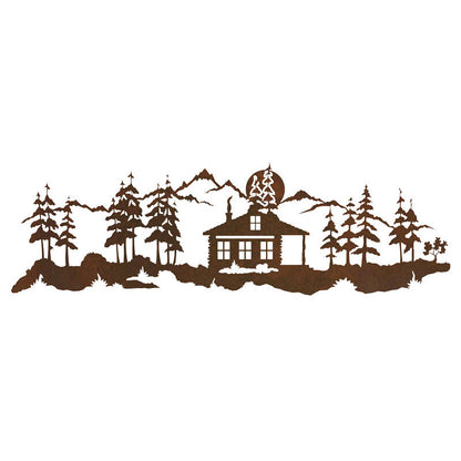 Cabin in the Pines Wall Art - 42"