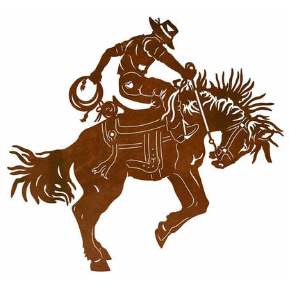 Bronc Rider Wall Art - 42"