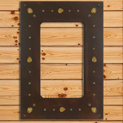 MH-1058 36" Stone & Nail Mirror