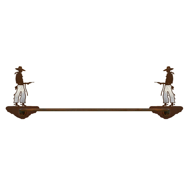 BA-8065 Pistol Cowboy Towel Bar Burnished