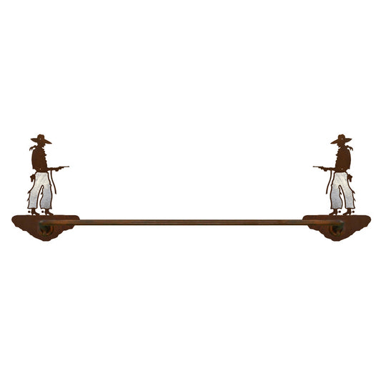 BA-8065 Pistol Cowboy Towel Bar Burnished